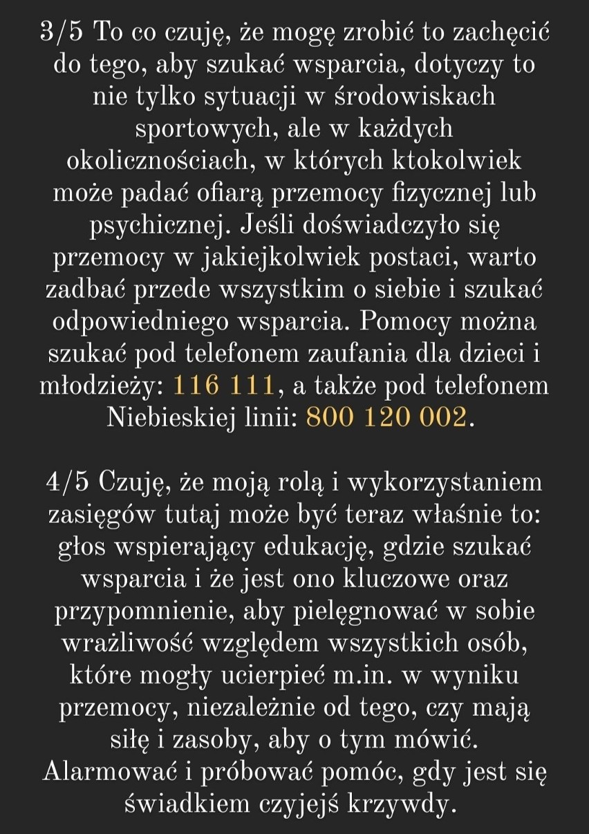 Oświadczenie Igi Świątek na temat publikacji dotyczących...