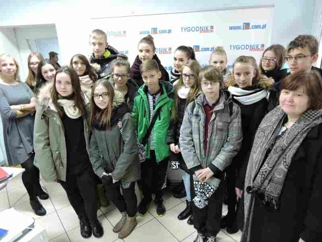 Młodzież z Troszyna odwiedziła redakcję Tygodnika Ostrołęckiego