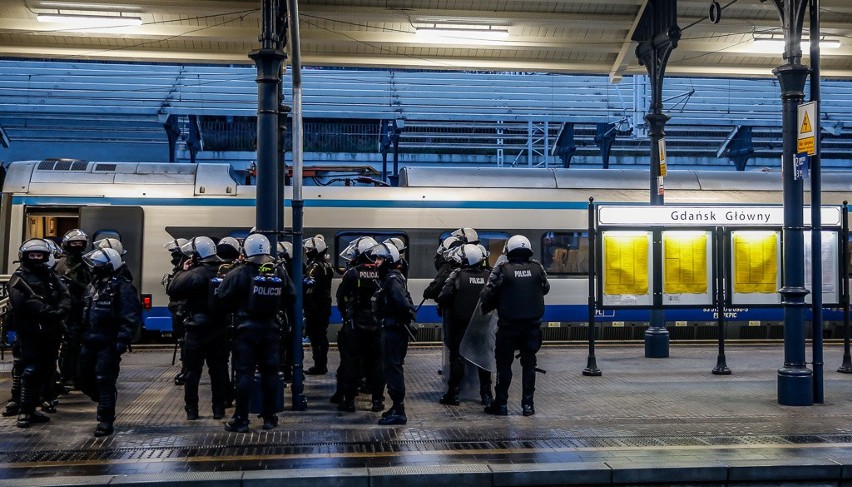 Kibice Legii Warszawa w Gdańsku, 9.12.2018