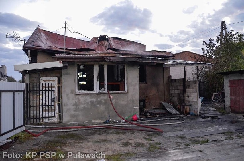 Tragiczny pożar w Kurowie. Zginęło małżeństwo, cztery osoby straciły dach nad głową