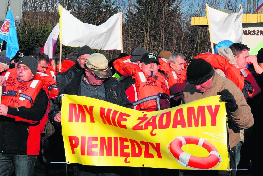 Protest w Warszkowie, 23 stycznia 2015 r.