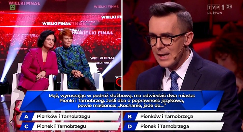 Tarnobrzeg "pomógł" wygrać dziennikarce Jolancie Fajkowskiej i aktorce Agnieszce Kunikowskiej w finale „Wielkiego Testu o Języku Polskim”
