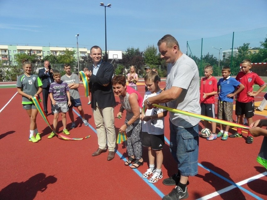 Otwarcie boiska sportowego w Świętochłowicach