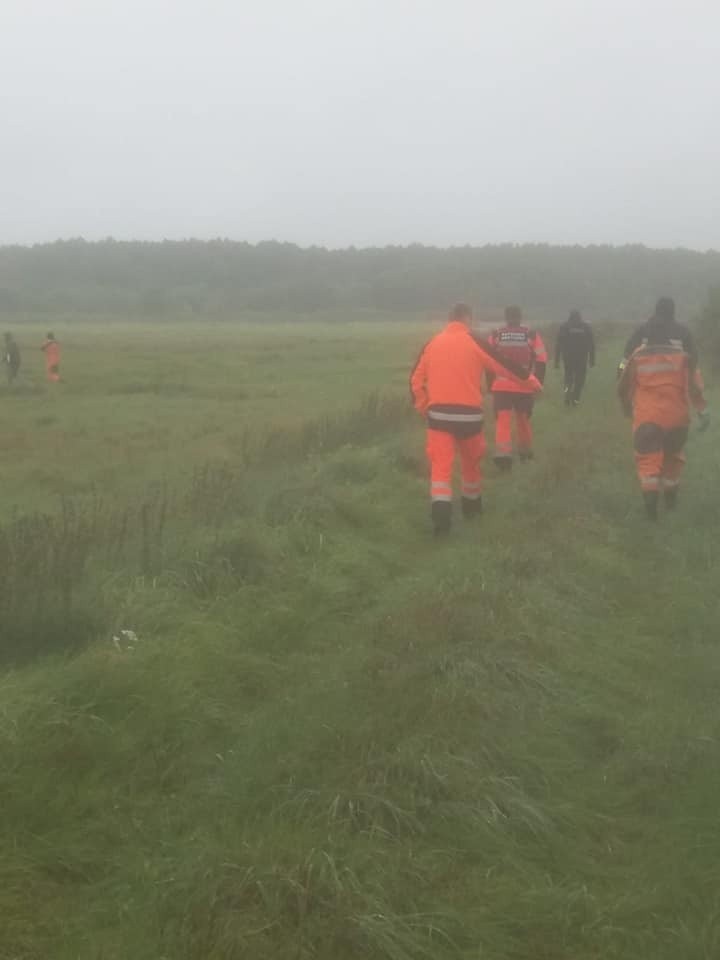 Strażacy z OSP Michałowo pomagali pogranicznikom w akcji...