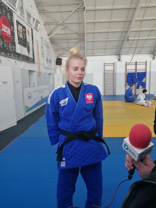 Eliza Wróblewska przed wylotem do Kataru trenuje w sali PGE Akademii Judo w sali przy ul. Taborowej w Poznaniu