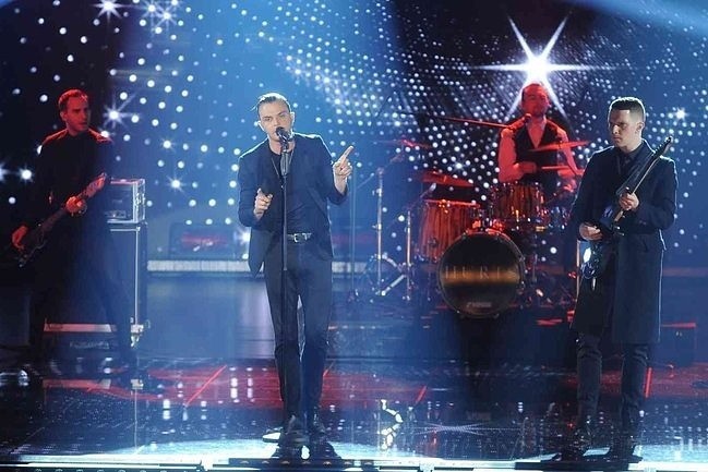 Hurts w "Must Be The Music" (fot. POLSAT)