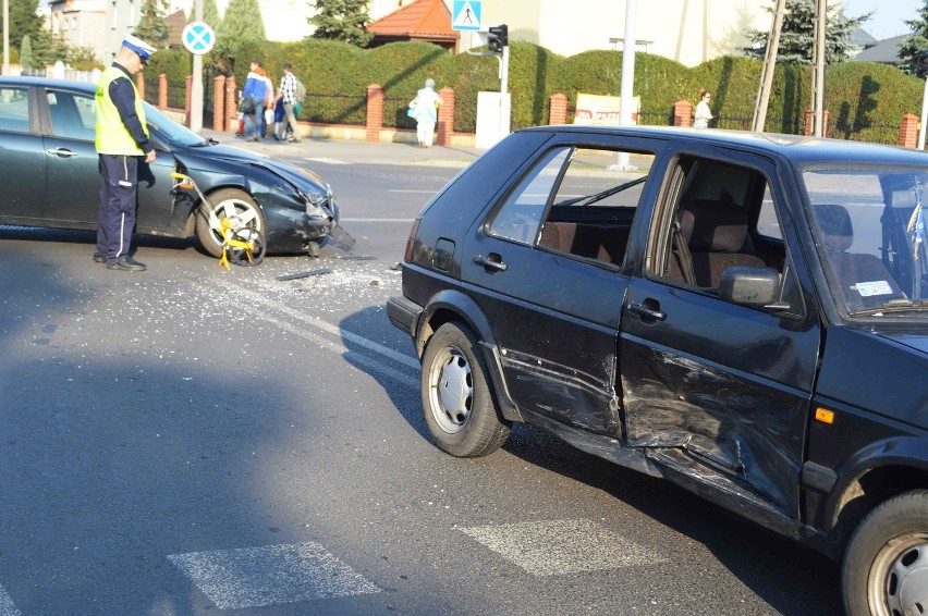 Wypadek na skrzyżowaniu Ostrowska - Barska we Włocławku