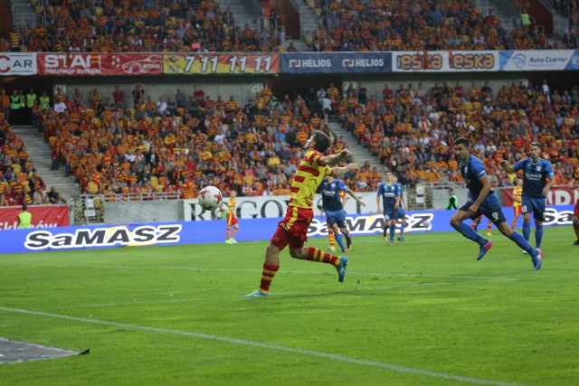 W sierpniu Piast wygrał z Jagiellonią w Białymstoku 1:0.