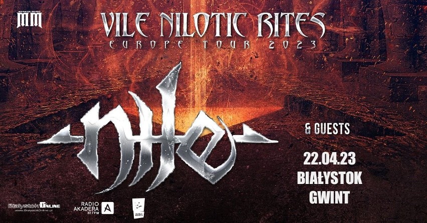 W Białymstoku wystąpią giganci death metalu, zespół NILE....