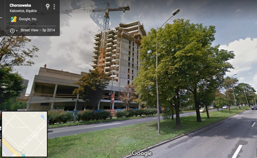 Dalej zostajemy z Google Street View na Chorzowskiej, ale...