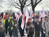 Protest rolników w Szczecinie. Kilkadziesiąt ciągników na Wałach Chrobrego [ZDJĘCIA]