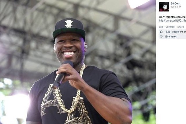 50 Cent (fot. screen z Facebook.com)