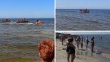 Tragedia w Jantarze. Turysta zaginął w Zatoce Gdańskiej. W Jantarze ruszyły służby ratunkowe, by szukać 37-latka. Było za późno | ZDJĘCIA