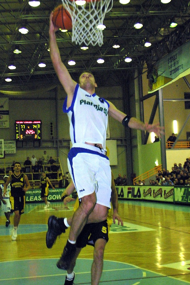 Dalibor Petrović wypadł w Pruszkowie najlepiej ze wszystkich graczy Spójni.