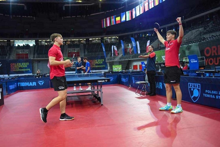 Zawodnik Polonii Kielce Marcel Błaszczyk na Mistrzostwach Europy Juniorów w Gliwicach zdobył dwa medale w tenisie stołowym 