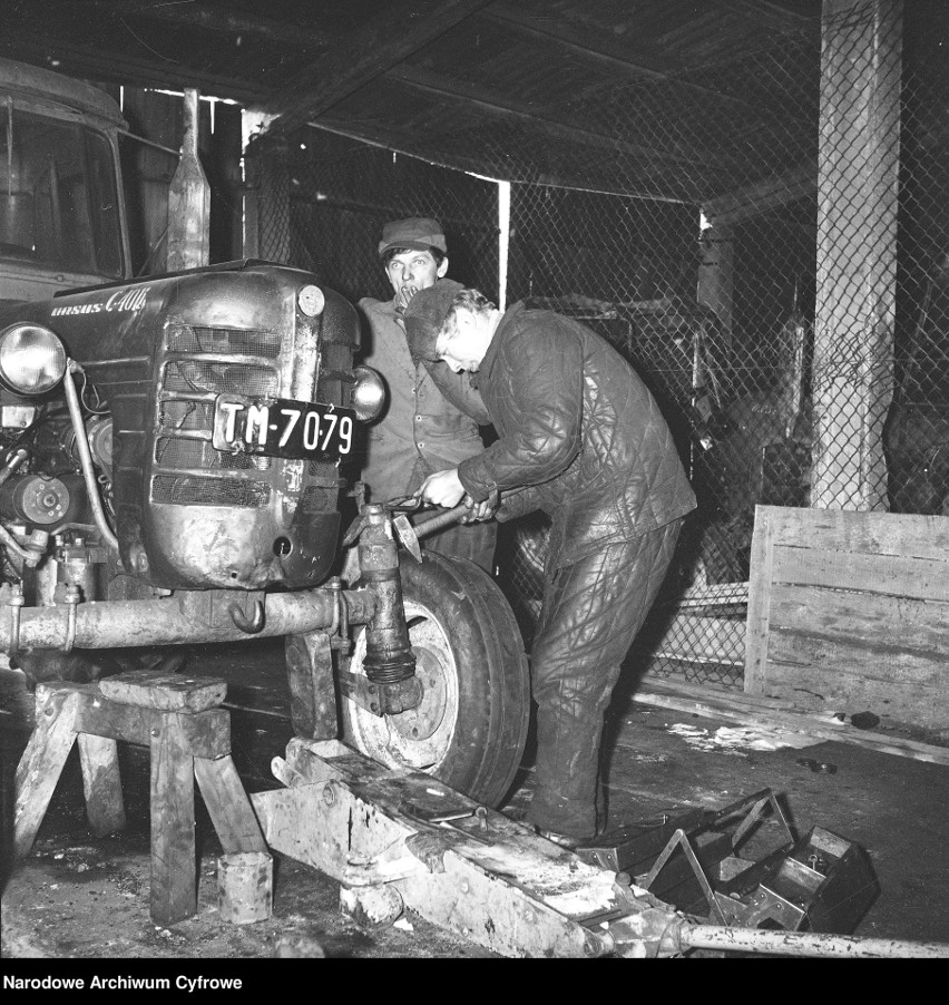 1972 rok. Międzykółkowa Baza Maszynowa w Szczytnie