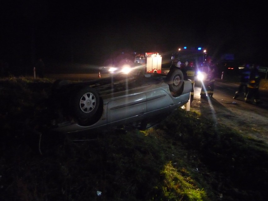 Drożejowice: Wypadek w gminie Skalbmierz. Kierowca był pijany