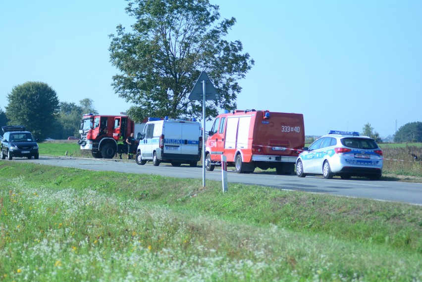 Tragiczny wypadek w Wierzbicy, nie żyją dwie osoby.