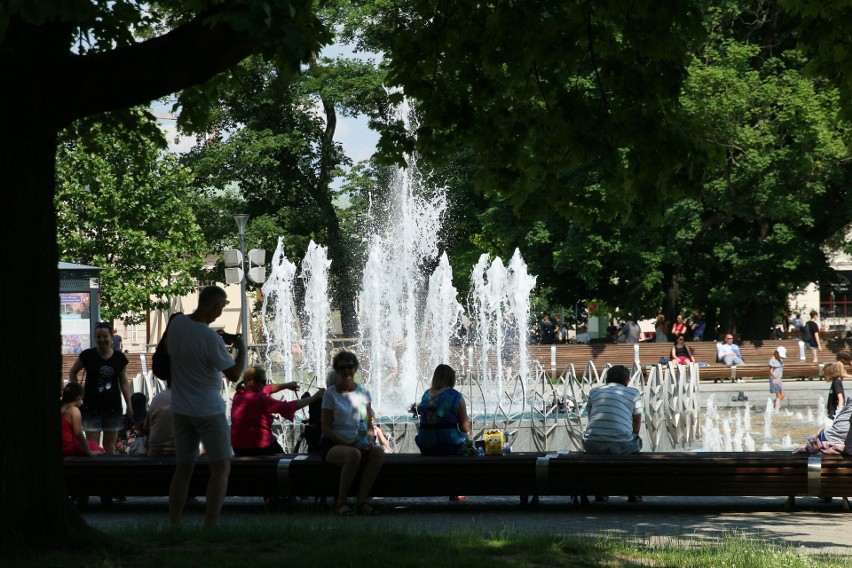 Upał rozpieszczał lublinian. Bardzo gorąca galeria z centrum miasta. Zobaczcie