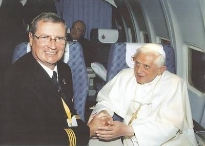 28.05.2006, Rzym: Wacław Wieczorek jako drugi pilot w...