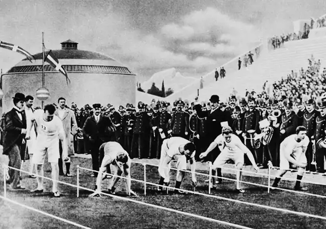 Pierwsze nowożytne igrzyska olimpijskie odbyły się w 1896 r. w Atenach.