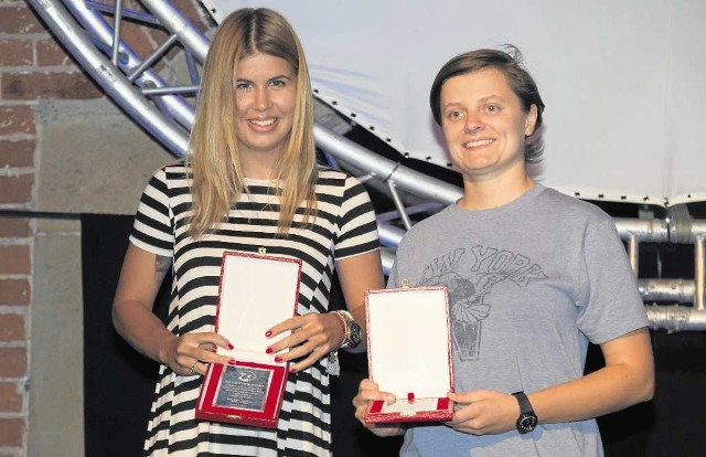Katarzyna Rusin (z lewej) i Joanna Zając podczas gali z okazji 5-lecia klubu