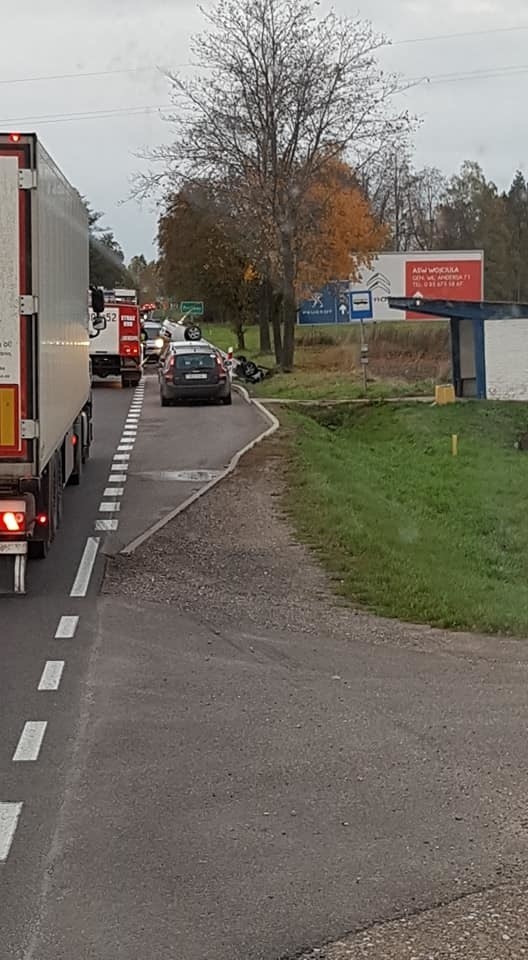 W miejscowości Protasy doszło do wypadku podczas...