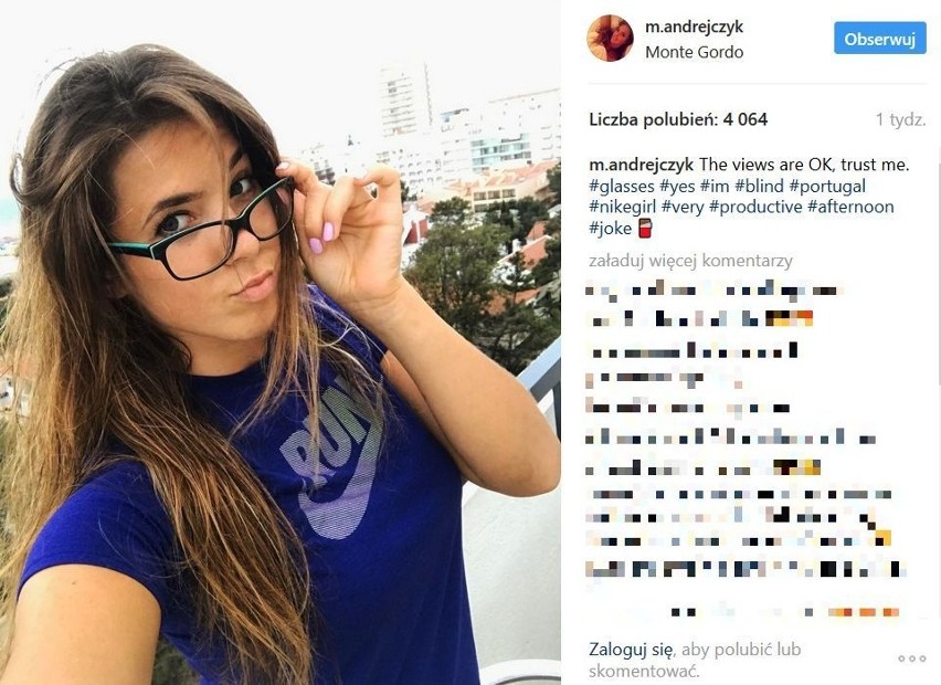 Maria Andrejczyk jest bardzo popularna na Instagramie. Jej...