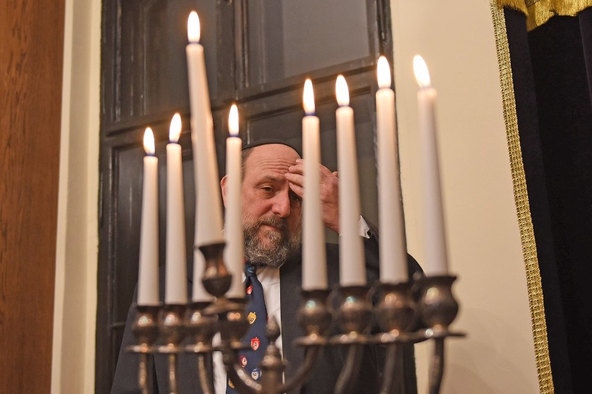 Na poznańską uroczystość przyjechał naczelny rabin Polski...