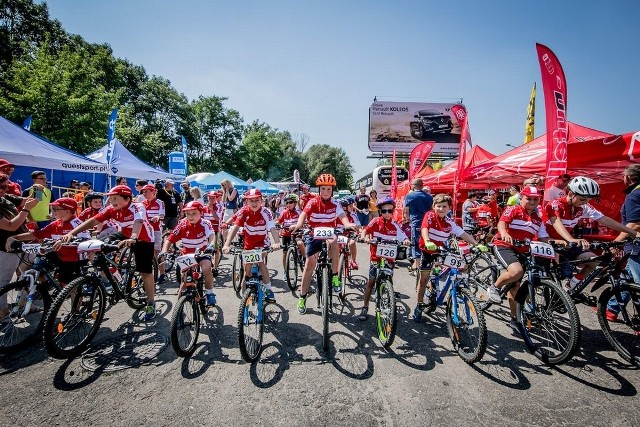 W Nutella Mini Tour de Pologne startują od kilku lat tysiące młodych kolarzy. W Rzeszowie też pojawił się ich cały tłum