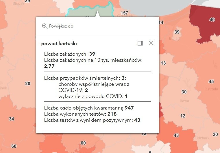 Zakażenia na Pomorzu 16.04.2021 r.