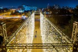 Gdańsk. Świąteczne iluminacje w Parku Nadmorskim im. Ronalda Reagana robią wrażenie