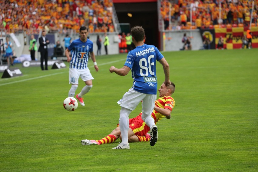 Jagiellonia - Lech 2:2. Jagiellonia Białystok wicemistrzem...