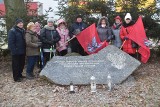 Krosno Odrzańskie. 103. rocznica wybuchu Powstania Wielkopolskiego. Obchody przy pomniku po byłym obozie jenieckim