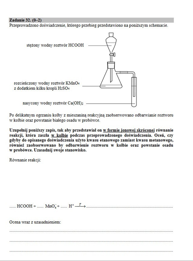 Matura chemia 2017 rozszerzona Odpowiedzi. Pytania na...