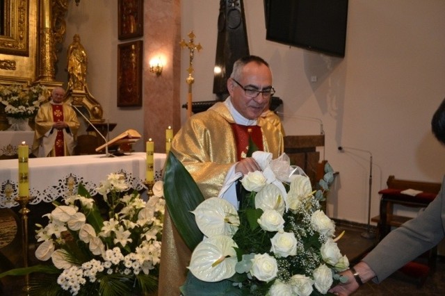 Obchody jubileuszu 35-lecia kapłaństwa księdza Mirosława Cisowskiego we Włoszczowie.