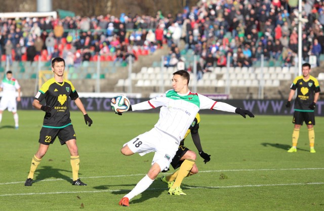 Jakub Arak strzelił jedną z bramek dla Zagłębia.