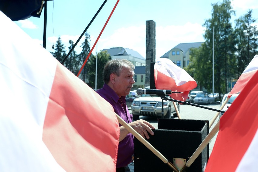 Protest przeciwników lokalizacji ringu...