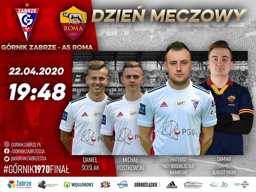 FIFA 20: Wielki rewanż Górnik Zabrze - AS Roma ZOBACZCIE MECZE