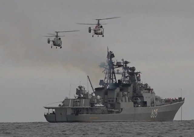 Okręty rosyjskiej marynarki miały znajdować się w pobliżu wycieku z gazociągów Nord Stream