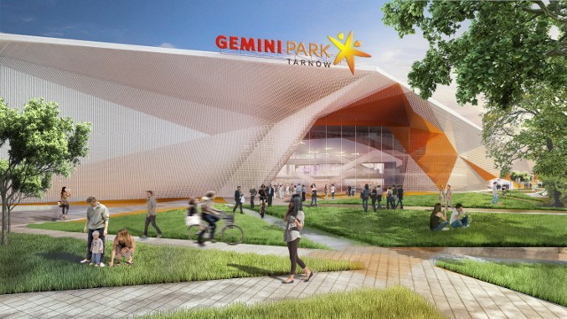 Rozbudowa Gemini stanęła pod znakiem zapytaniaWedług wstępnej koncepcji tak ma wyglądać główne wejście do Gemini Park Tarnów po rozbudowie