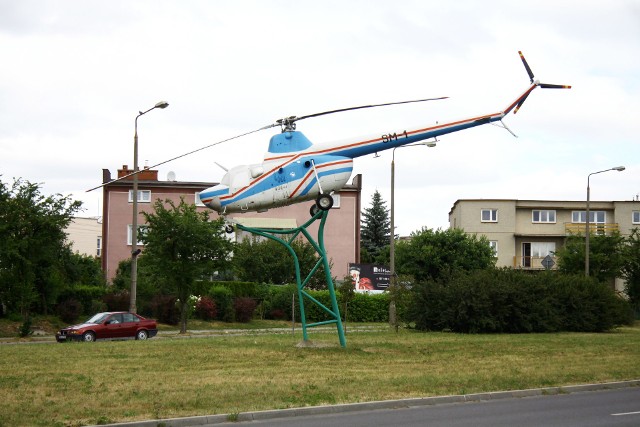 Aktualnie w przestrzeni miasta znajduje się śmigłowiec SM-1. Zobaczymy go przy al. Lotników Polskich 
