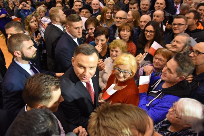 25.02.2019, prezydent Andrzej Duda w Kłobucku