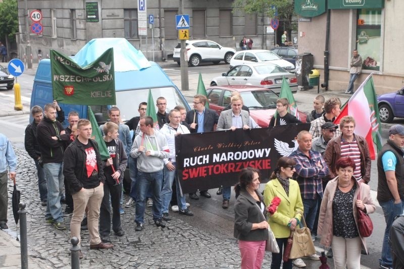 Ugrupowania opozycyjne manifestowały w Kielcach
