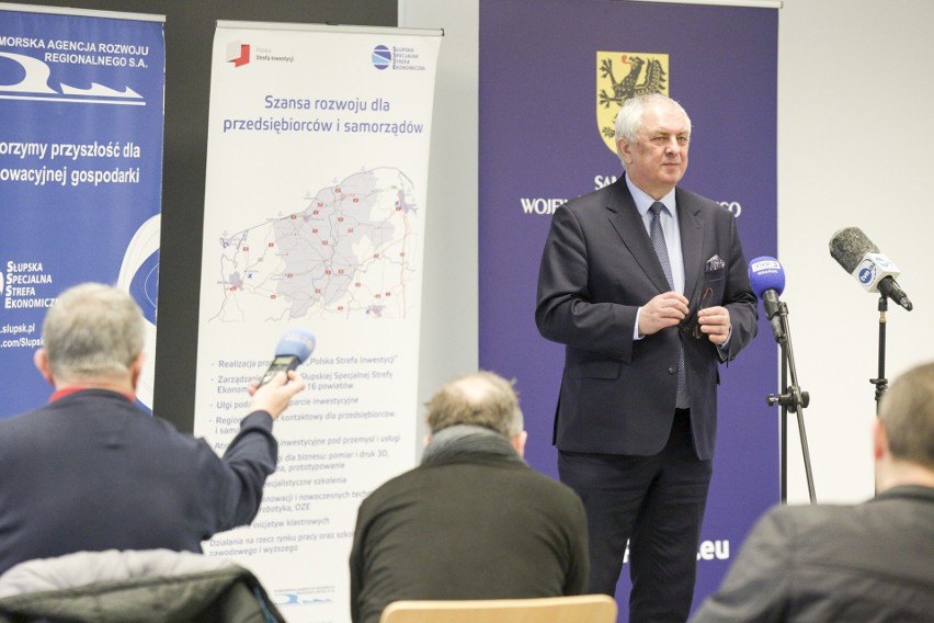 Minister Grzegorz Piechowiak w Słupsku pod wrażeniem rekordów w strefie ekonomicznej