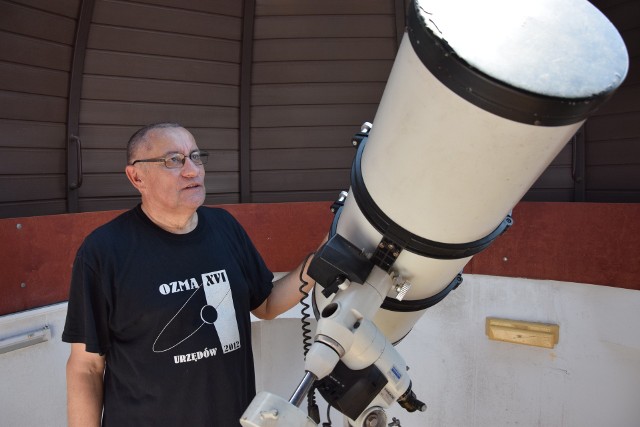 Józef Baran, opiekun Obserwatorium Astronomicznego w Urzędowie zaprasza na obserwację zaćmienia Księżyca