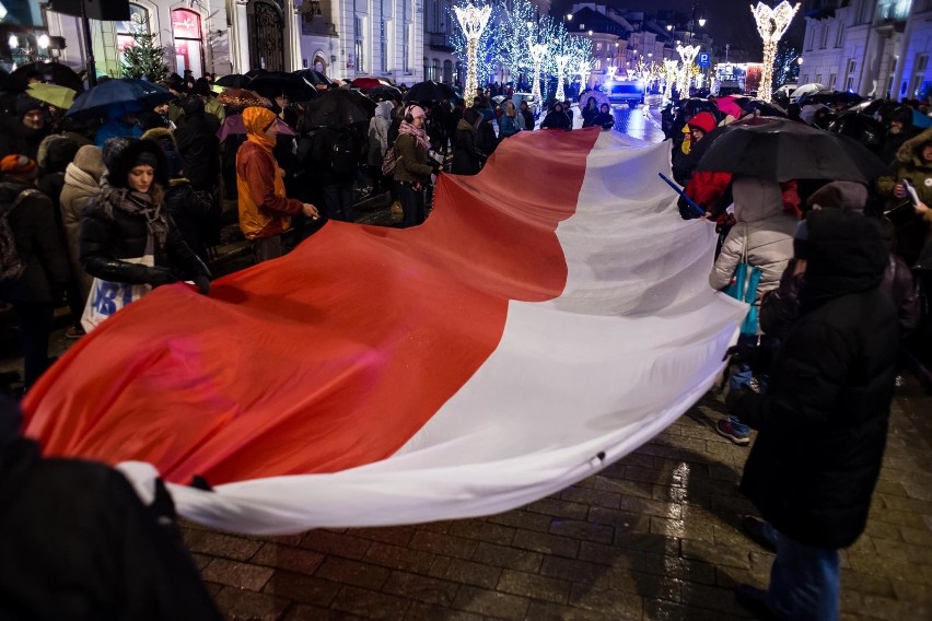 Protest w obronie sądów, 14 grudnia 2017 r., Warszawa