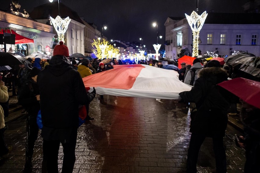 Protest w obronie sądów, 14 grudnia 2017 r., Warszawa