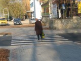 Wypustki dla niewidomych przy wyremontowanych ulicach w Tarnobrzegu 
