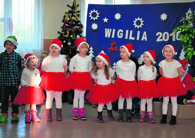 Dzieci z przedszkola w Nowych Polaszkach czekają na święta Bożego Narodzenia. To dla nich wyjątkowy czas